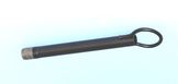 Ripustinputki M10X1 kiinteä silmukka 95 mm musta