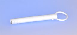 Ripustinputki M10X1 kiinteä silmukka 95mm valkoinen (4.26/VA)