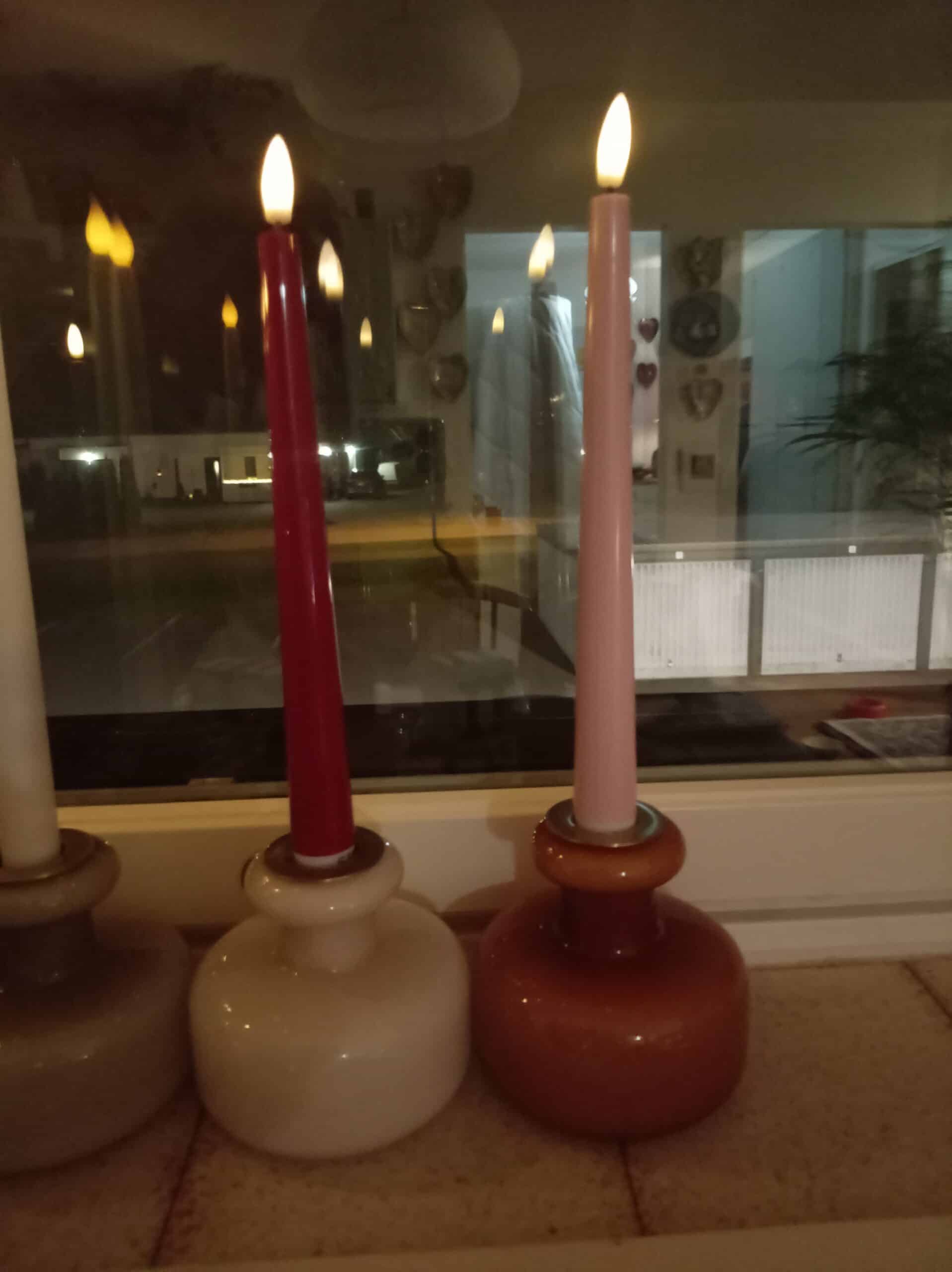 Led kruunukynttilät, kynttilät, patterikäyttöiset 2 kpl - Image 3